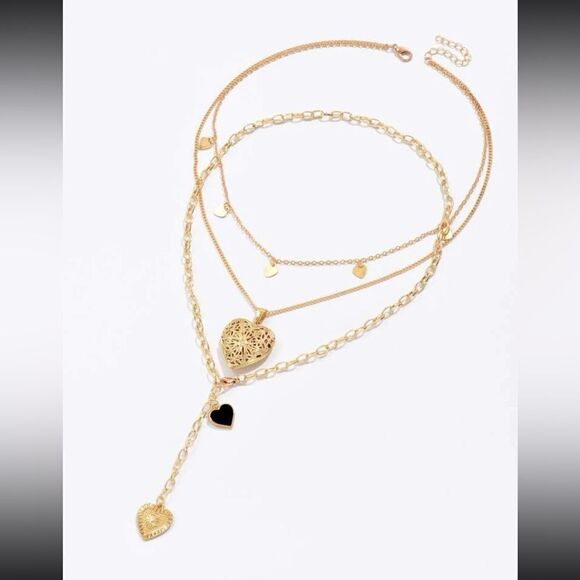 Boho heart necklace N550 - Picture 2 of 5